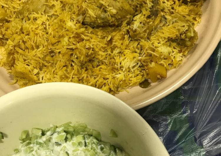 برياني دجاج لذيذ جدا