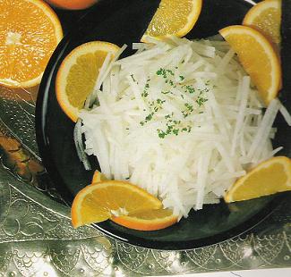 SALADE DE RADIS LONG A LA FLEUR D’ORANGER