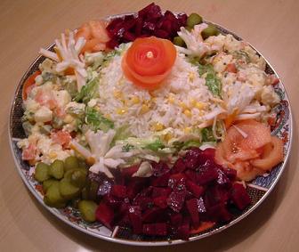 SALADE COMPOSEE AU RIZ