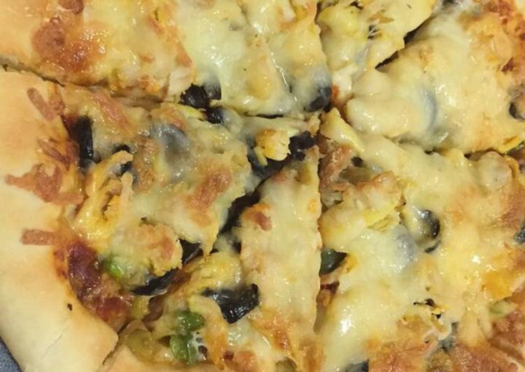 بيتزا الدجاج