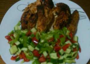 صدور دجاج في الفرن للدايت