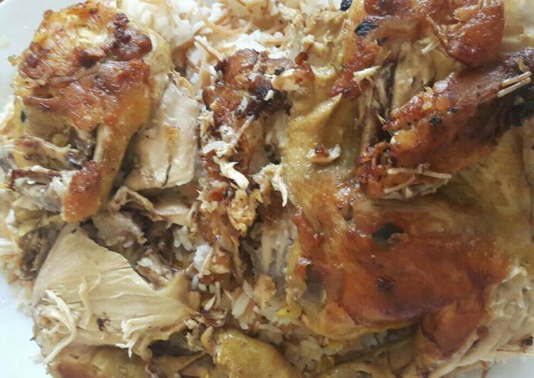 رز بالشعيرية مع الدجاج