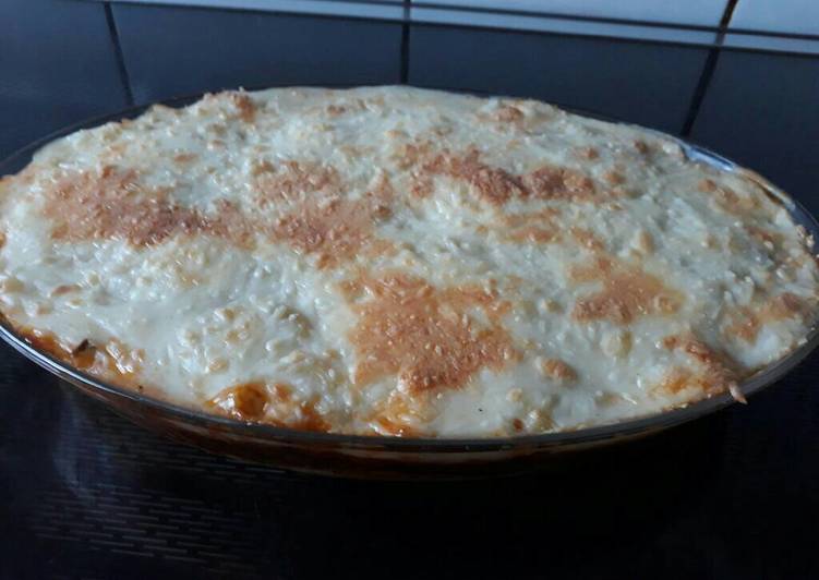 معكرونة الدجاج بلبشاميل👍