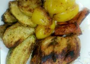 صدر الدجاج بالكاري