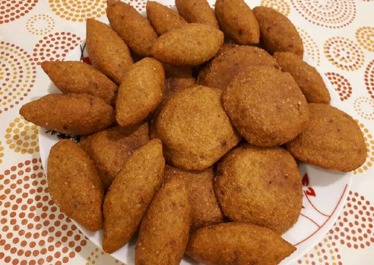 كبة مقلية بهبرة الدجاج