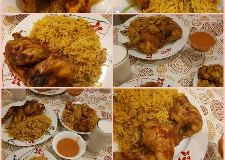 كبسة دجاج بالكاري