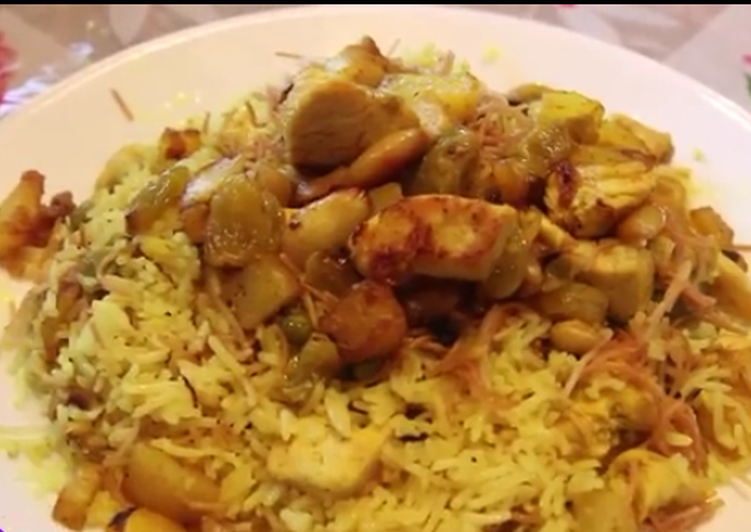 برياني دجاج سهل ولذيذ جدا