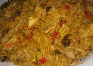 كبسة بالدجاج