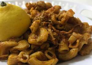 مكرونيه دجآج والموزيلآ 🥄🍜