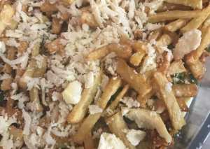 دجاج بالبشاميل والبطاطس