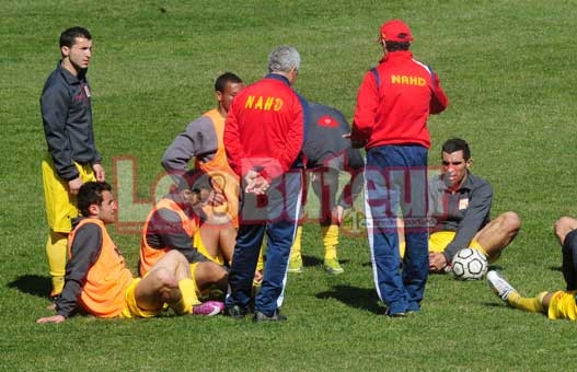 NAHD : Des Espoirs s'entraînent avec le groupe
