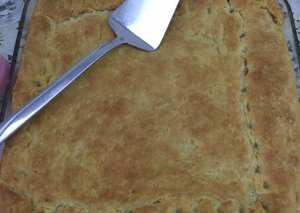 فطيره الدجاج بالكريما