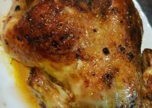 فروج مشوي بالفرن