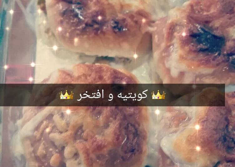 خبز ميني بريوش بالدجاج 😋