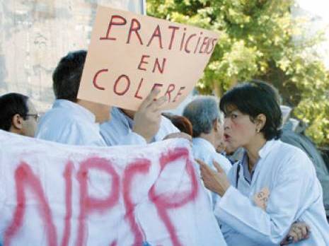 Les médecins spécialistes en grève illimitée à partir du 1er avril                                    Poursuit du mouvement de protestastion