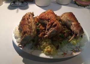 دجاج على التمن