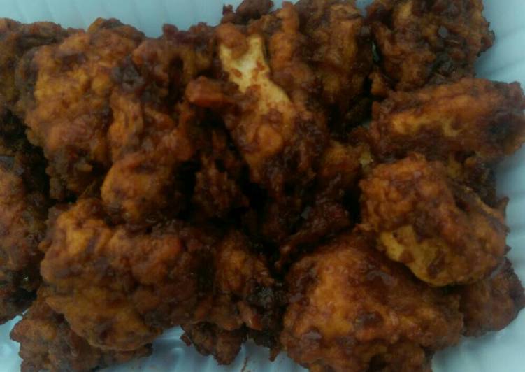 دجاج بالكاتشب جاوي