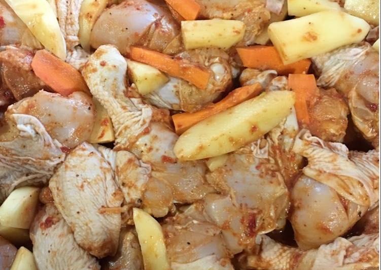 صينية دجاج بالفرن