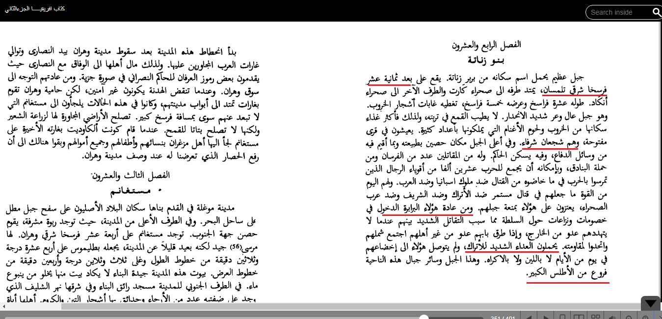 قبيلة الجعافرة بمنطقة سعيدة هم من زناتة
