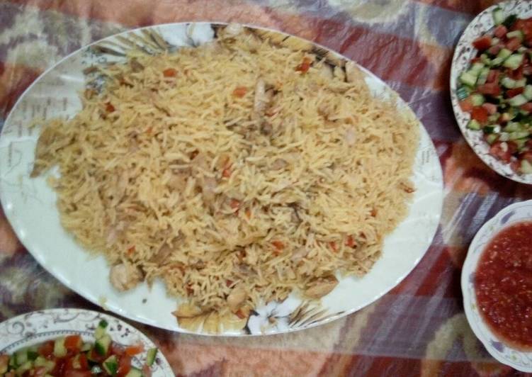 كبسي بالدجاج