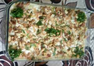 معكرونه الدجاج بالبشاميل