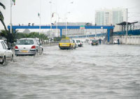 Alger, ce matin                                    Petite pluie, gros dégâts