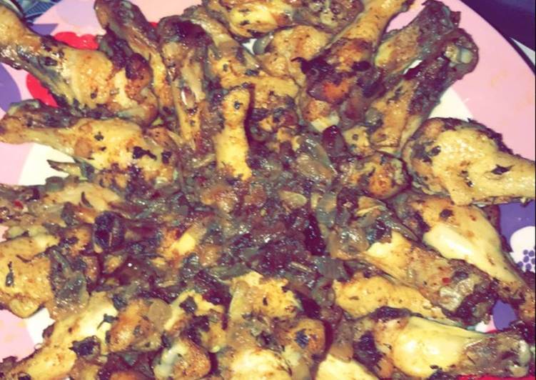 افخاذ الدجاج بالبصل المحروق 😍