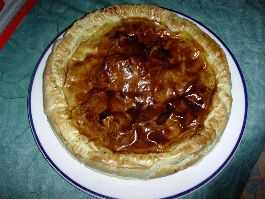 Tourte chocolat pommes bananes