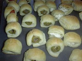 Feuilletés aux olives