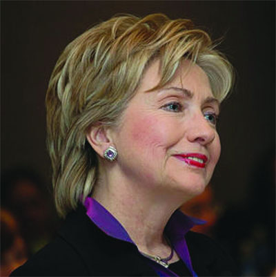 Hillary Clinton aujourd'hui à Alger