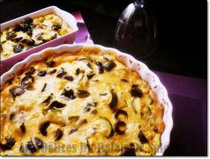 Gratin de Courgette aux Olives Noires Facile