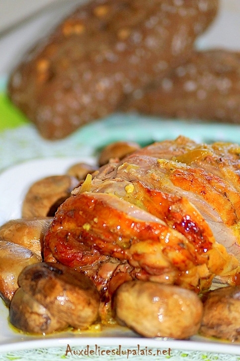 Rôti de dinde au four à la marocaine (recette facile)