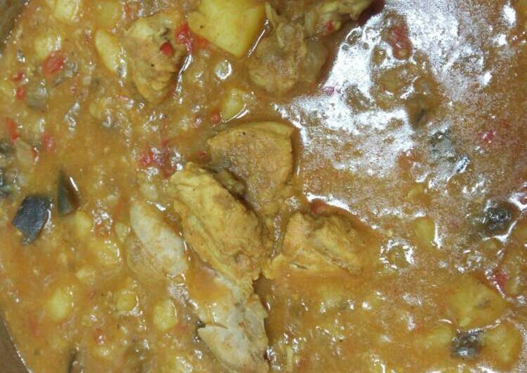 خضار بالدجاج 😋