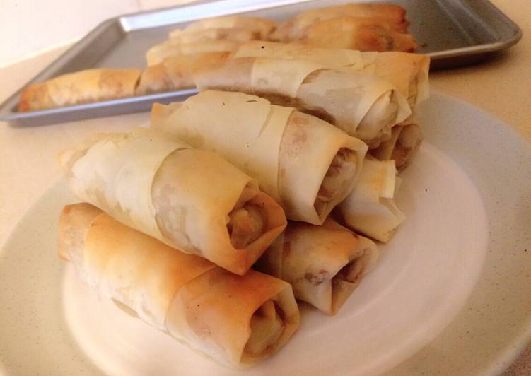 فطير رول الدجاج