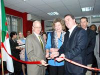 Elle a eu lieu hier en présence d'importantes personnalités US                                    Inauguration du Coin américain à l'ALC