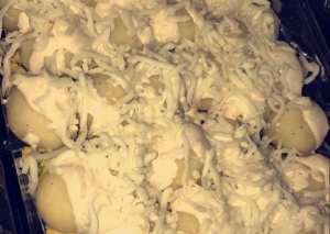 صينية كور البطاطس بالدجاج لذيذة جدا 😋❤️