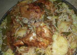 مدفونه دجاج 😍