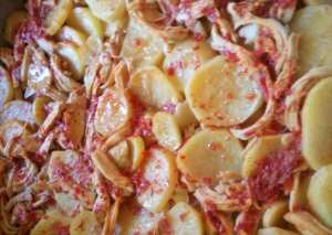 صينية البطاطا والفروج 😃