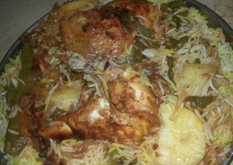 مدفونه دجاج 😍