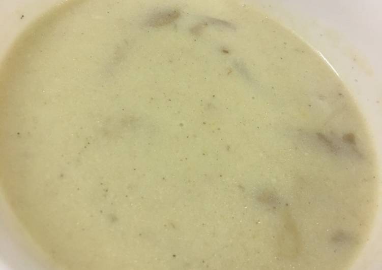 شوربه مشروم بالدجاج🍗