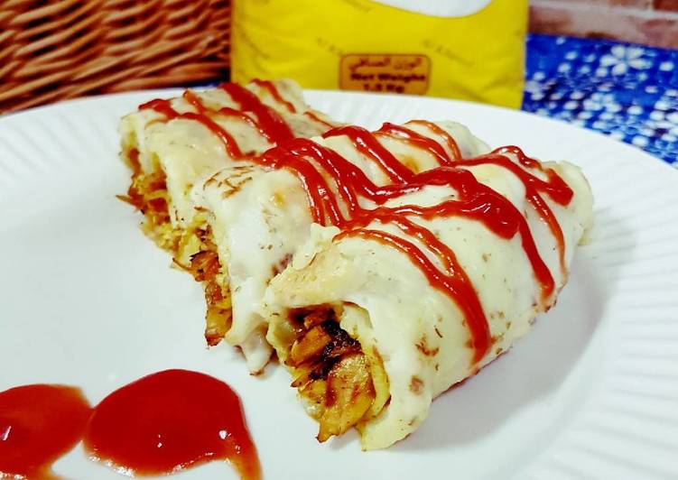 لفائف الدجاج بالبشاميل