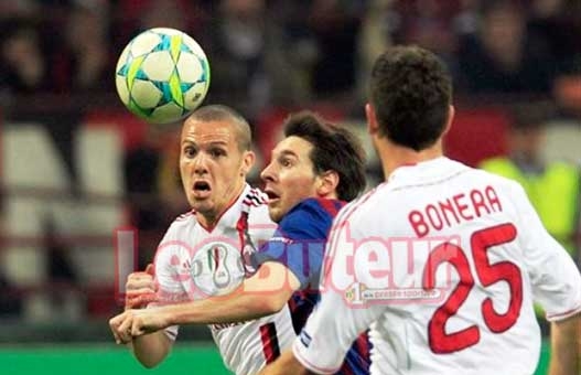 Mesbah a joué un quart d'heure contre le Barça