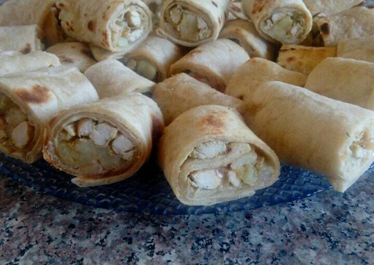 شاورما الدجاج👌