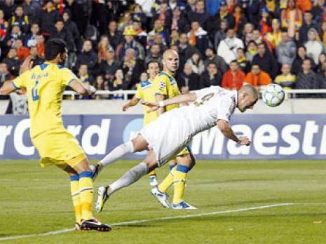 Le Real siffle la fin du rêve de l'Apoel                                    Ligue des champions - 1/4 de finale