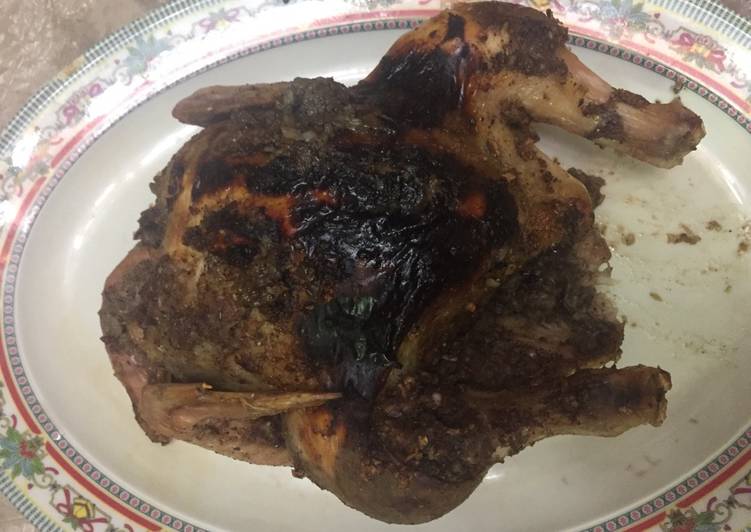 فراخ مشويه بالتتبيله في الفرن