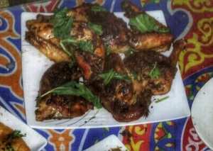 الدجاج المشوي بالزبادي والمايونيز