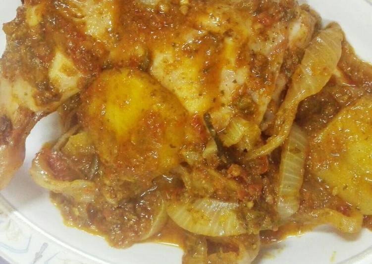 دجاج في الفرن