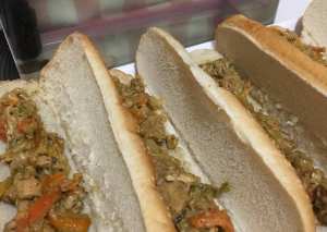 سندويشات الدجاج