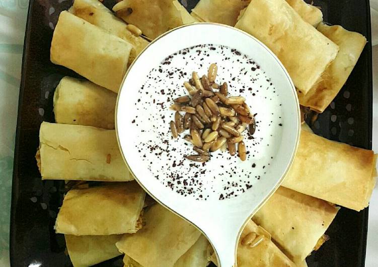 لفائف الكلاج بحشوت الدجاج😍