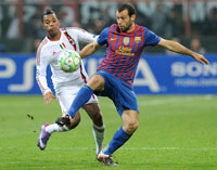 Champions League/ AC Milan 0 - Barcelona FC 0                                    La qualif' reportée au Camp Nou